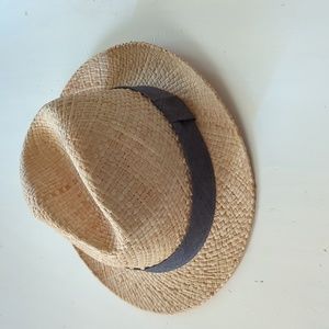 Straw Hat Gray Band